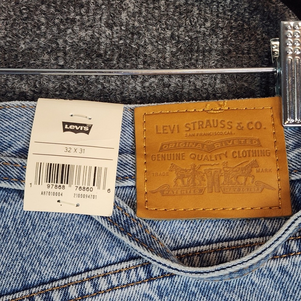 Levi's Big E XL Straight Women Y2K Baggy Skater Wide Leg Jeans W32 L31 NWT - Picture 8 of 15